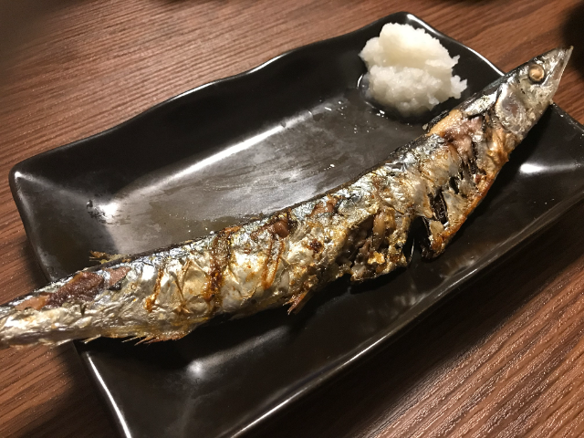 さんまの塩焼き